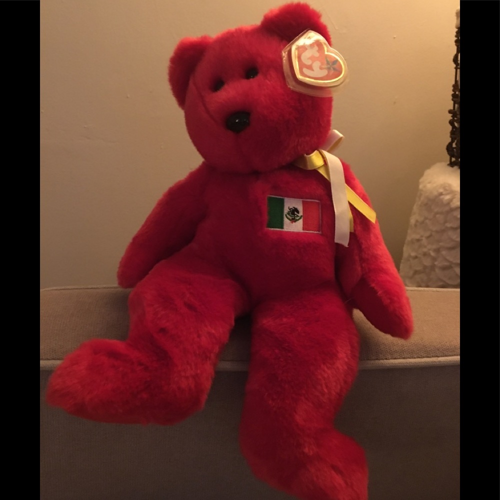 TY Mexico bear Beanie Buddy 🇲🇽